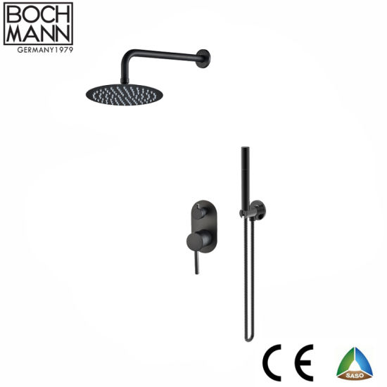 Black Color Brass Body Shower Set