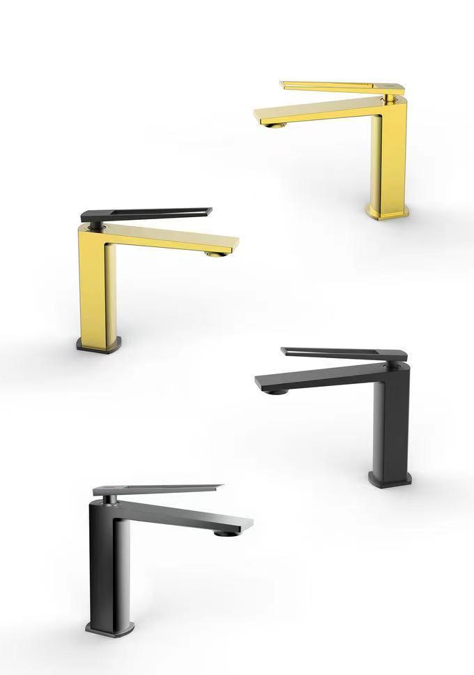 Simple Morden Brass Body High Basin Hot and Cold Water Taps