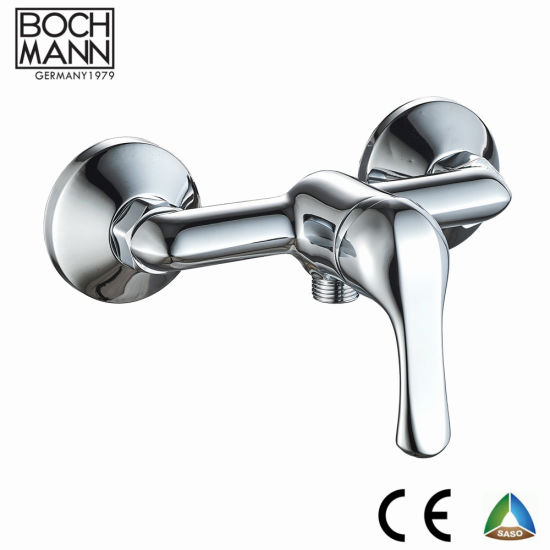 Competitive Price Brass Small Size Exposed Wall Mounted Shower Bath Faucet