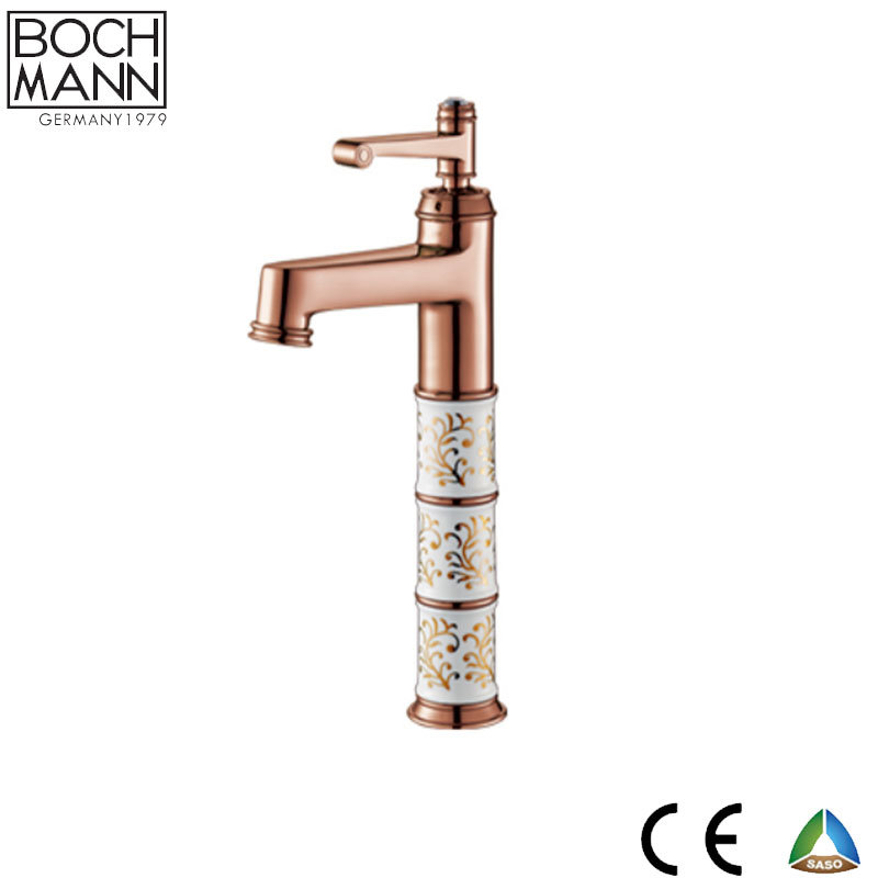 Middle East Economic Colorful Brass Body Short or Long Bathroom Water Basin Faucet
