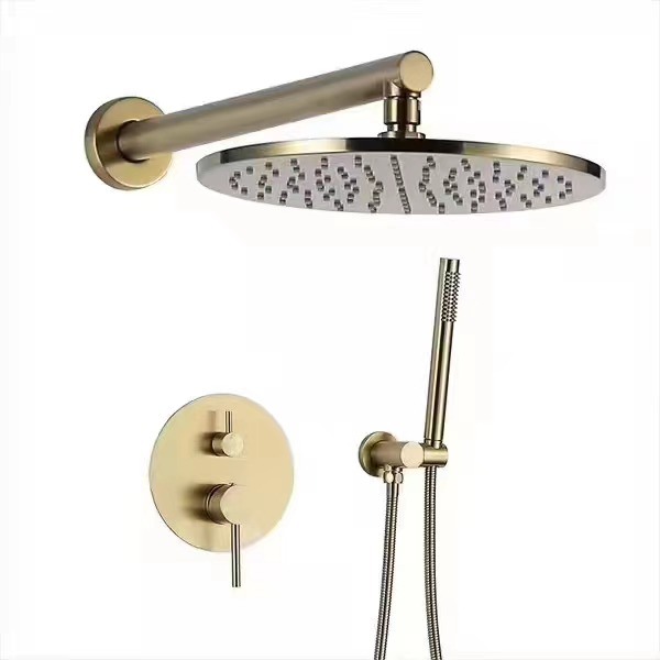 2 Function Wall Concealled Shower Faucet with Ss Shower Head