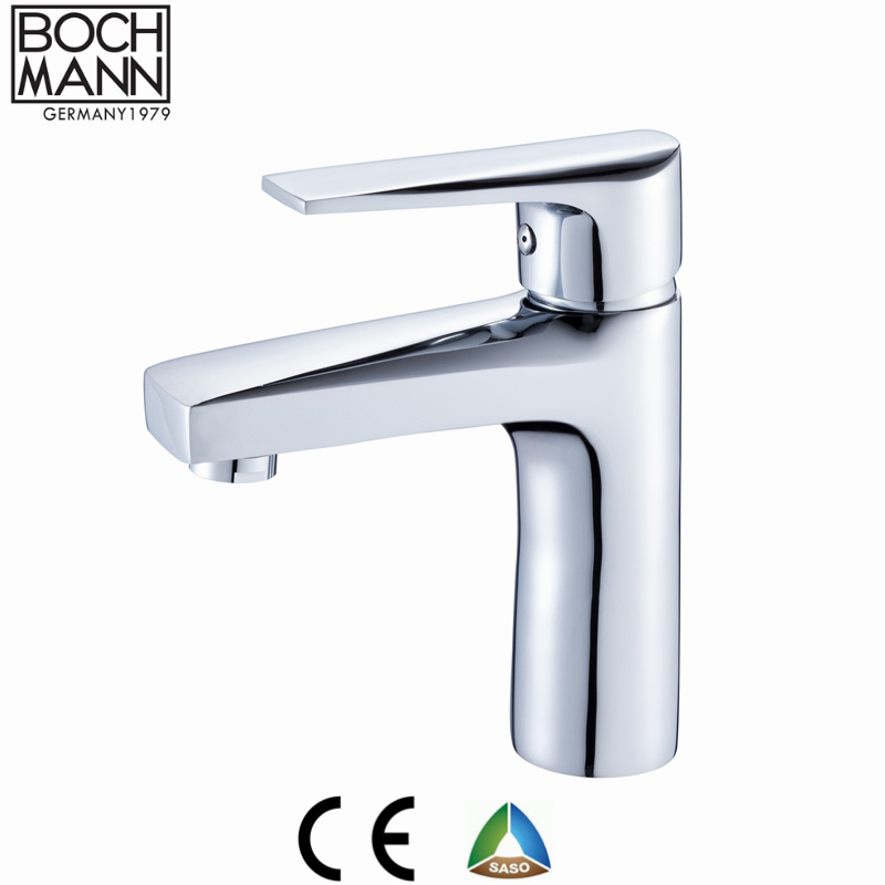 Slim Design Reasonable Price Chrome Brass Basin Faucet Can Do Saso
