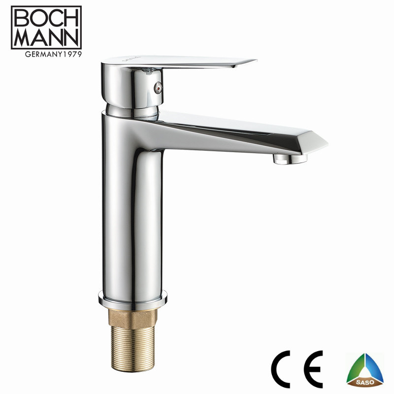 Chinese Sanitary Ware Factory Medium Size Long Spout Brass Body Lavatory Water Faucet