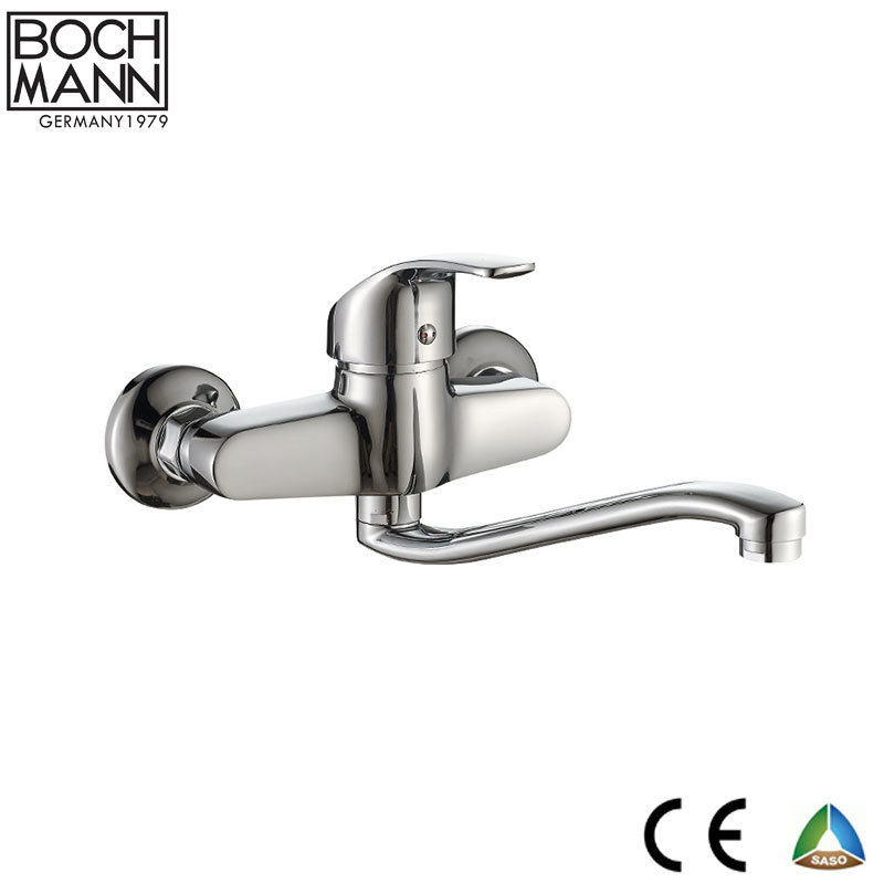 40mm Cartridge Zinc Material Shower Faucet with Ss Tube Spout