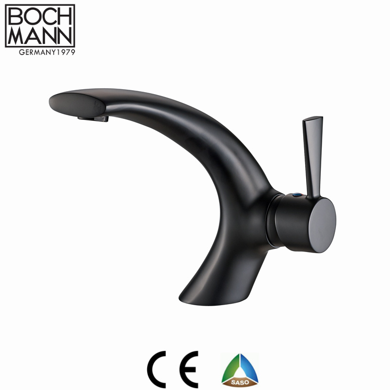 Ebay Amazon Hot Classical Design Matt Black Copper Sink Mixer