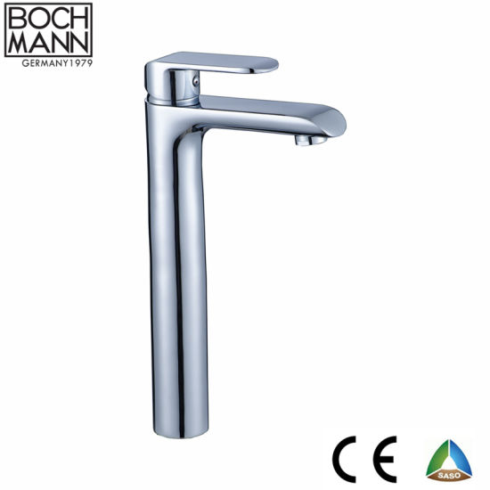 Chrome Plated Brass High Basin Faucet for Europe, Middle East Market