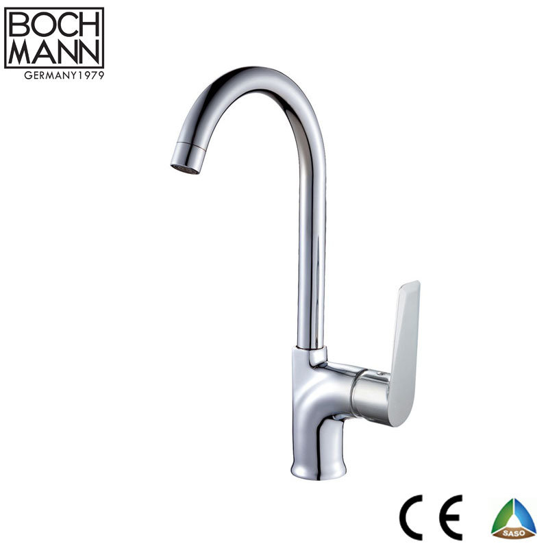 Chinese Sanitary Ware Factory Medium Size Long Spout Brass Body Lavatory Water Faucet