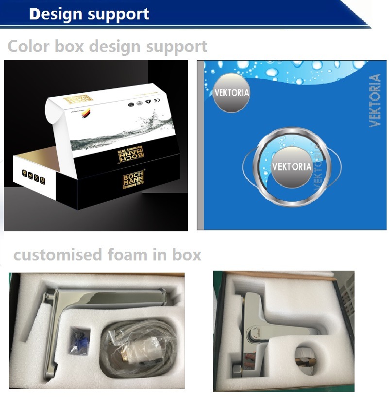 New Patent Morden Square Design Brass Sink Mixer for Kitchen Bochmann Brand