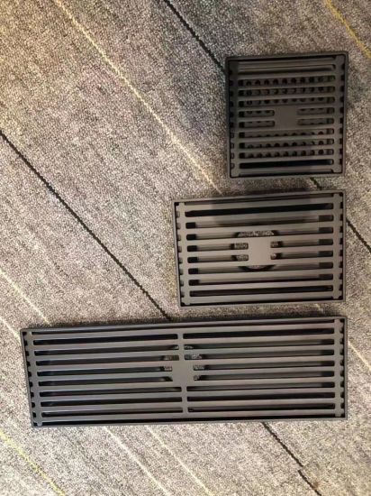 Black or Shinning Color SS304 Grilling Floor Drain for Public Places