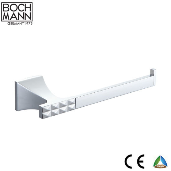 Morden Design Sanitary Ware Metal Chrome Plated Single Towel Bar