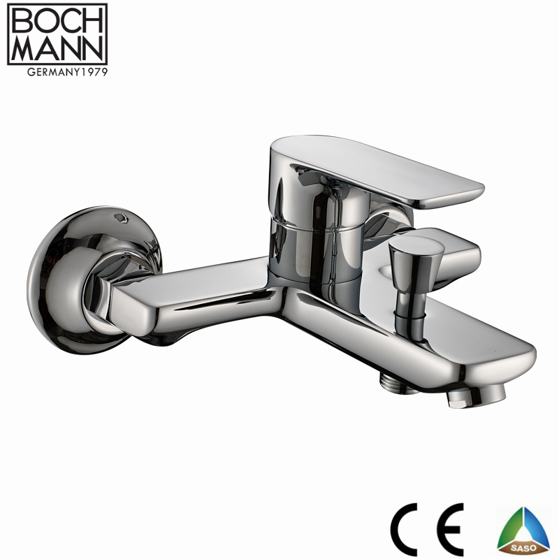 Gold and White Color Brass Bathroom Fittings Basin Faucet Wash Hand