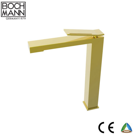 2021 Year New Design Brass Body Square Shape Short Basin Water Faucet for Europe