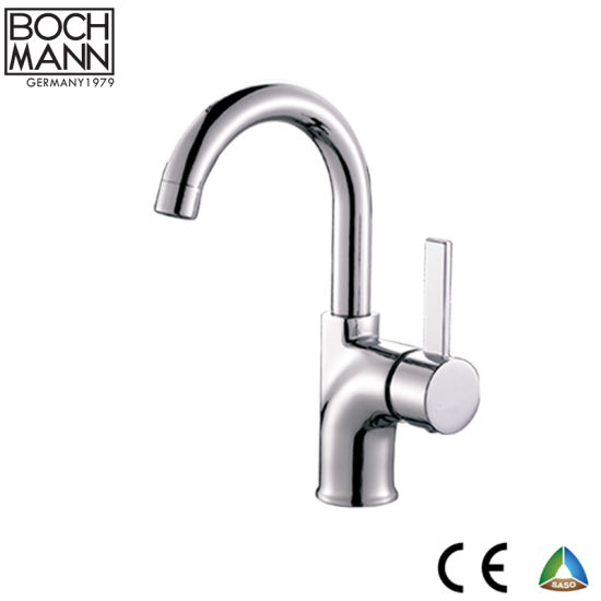 Art Design Brass Chrome Plated Washing Room Basin Water Tap