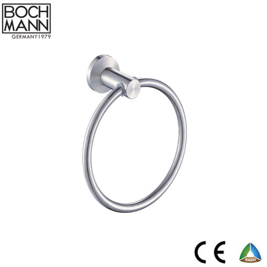 Stainless Steel Nickel Brushed Metal Robe Hook for Bathroom