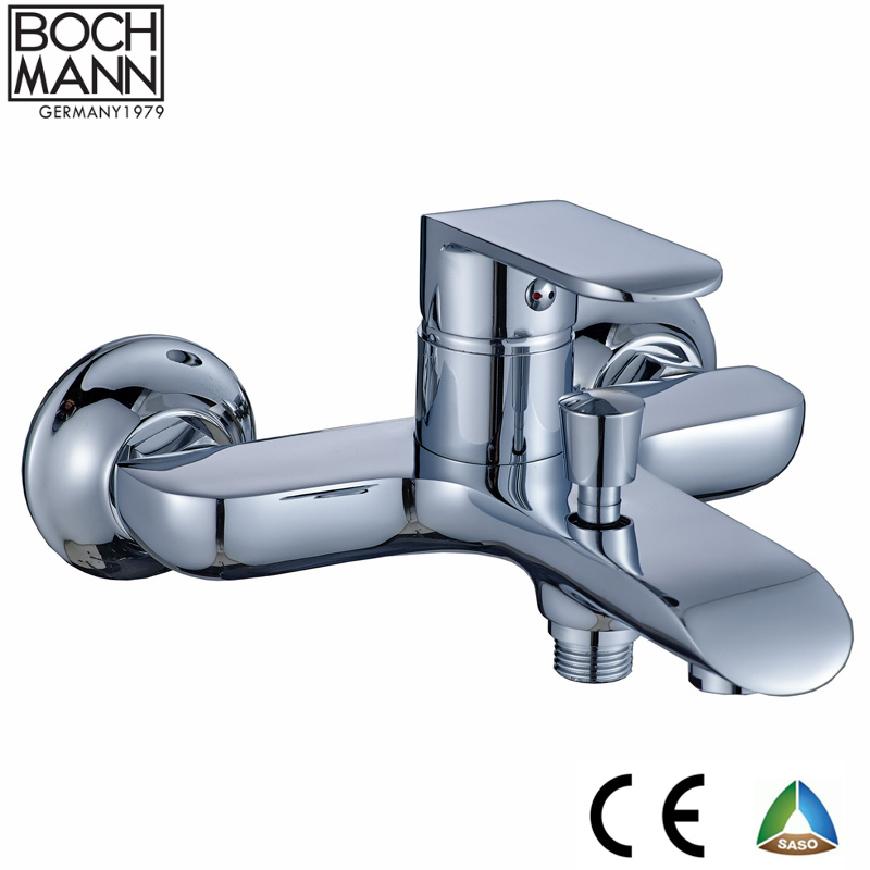 Morden Design Golden and White Color Bath Faucet