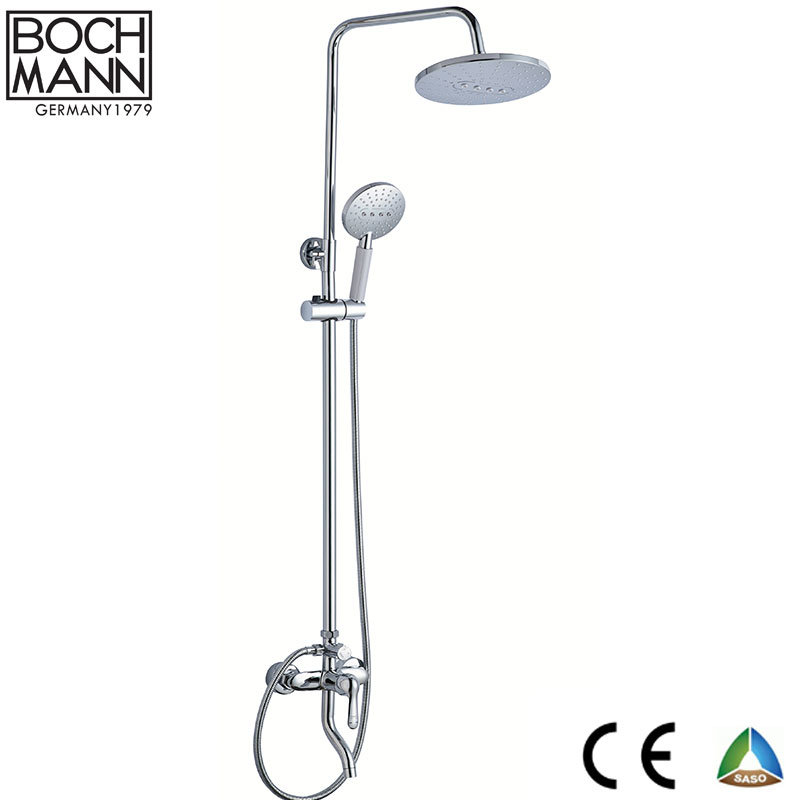 Small Light Weight Brass Body Bathroom Hot and Cold Shower Faucet Set