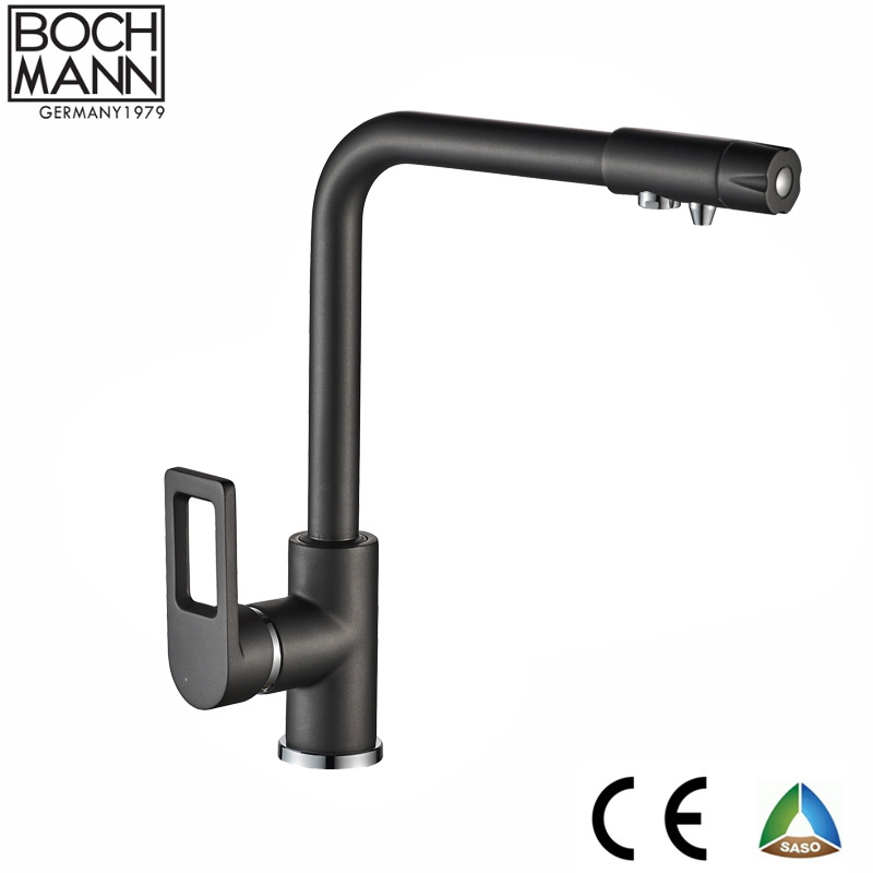 Gray Color Pure Water Tap and Brass Body Kitchen Faucet