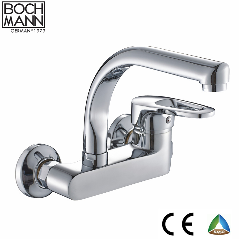 Amozon Ebay Aliexpress Hot Selling Simple Design Brass Chrome Swan Sink Faucet