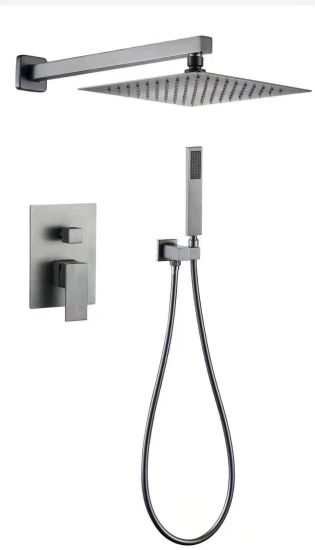2 Function Wall Concealled Shower Faucet with Ss Shower Head