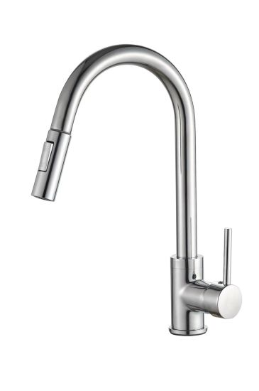 High U Shape Brass Body Kitchen Water Faucet for Italy and Europe