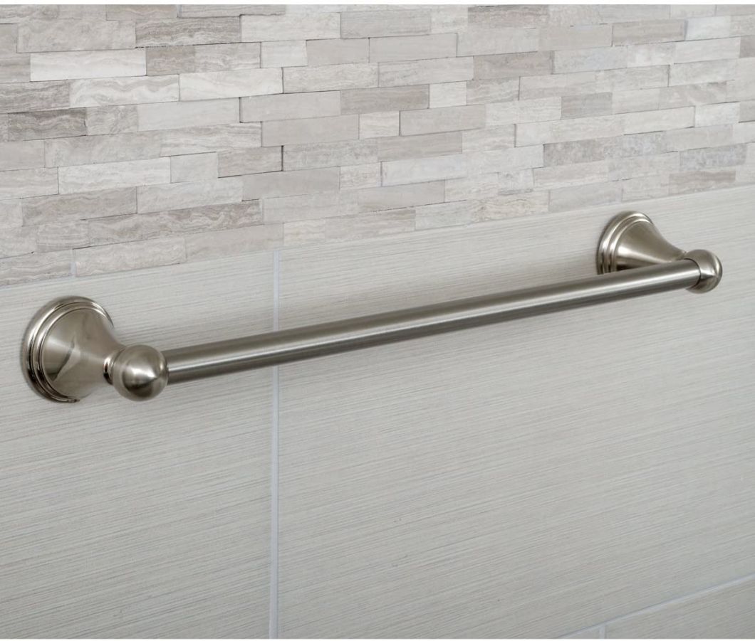 Chrome Nickel Brushed Stainless Steel Metal Bathroom Accessories 5 PCS Set