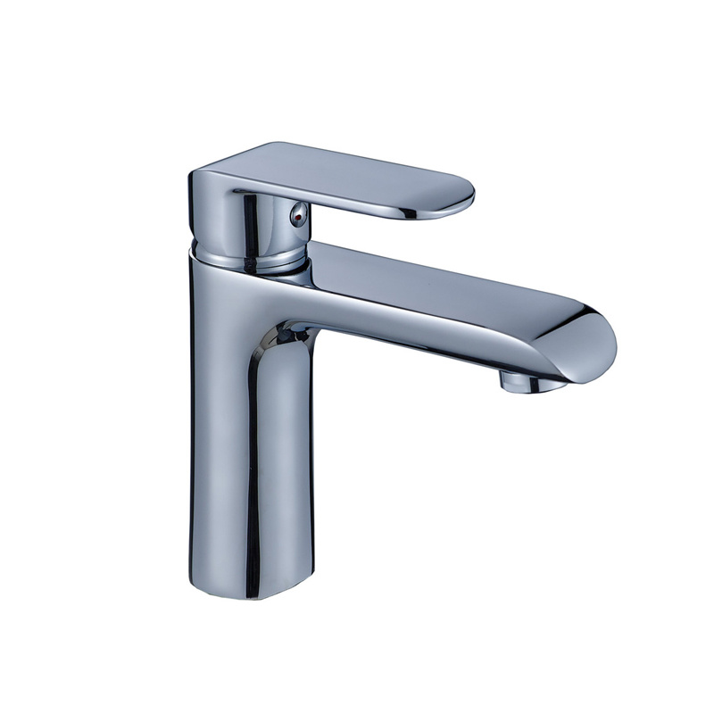 Chrome Plated Simple Morden Design Bathroom Basin Faucet