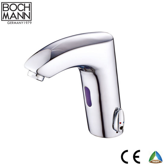 Cold and Hot Water Automatic Induction High Basin Faucet
