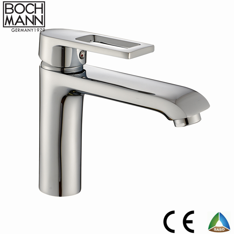 China Wenzhou Factory Brass Chrome Medium Size Hot and Cold Water Mixers Faucets