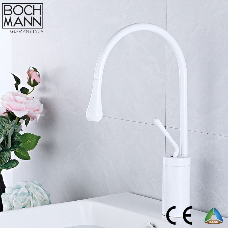 Fashion Nordic Style Water Drop Design Medium and High Basin Water Mixer Taps