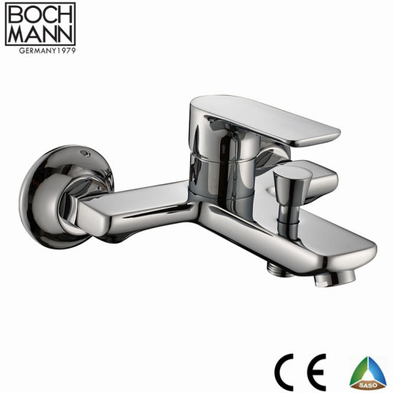 Flat Surface Angle Shape Low Lead Brass Bath Mixer