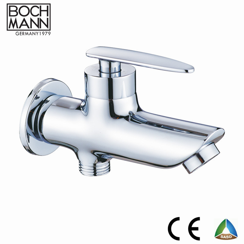 High Quality Level Brass Chrome Plated Wall Mounted Cold Water Tap