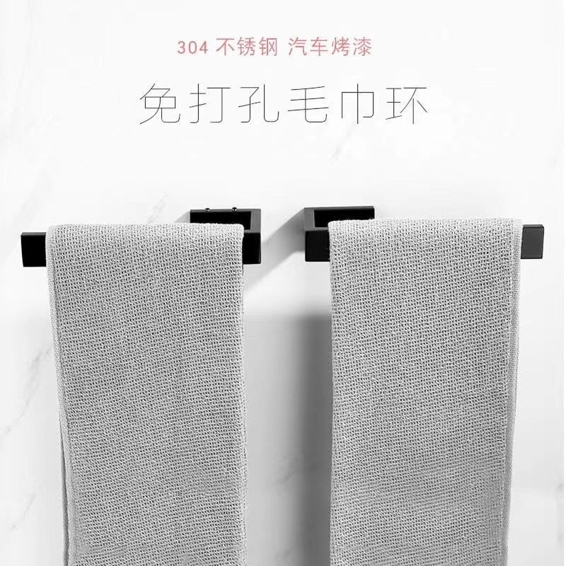 Sanitary Ware Metal Fittings Chrome Brushed Golden Brushed Towel Ring Towel Bar