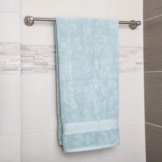 Chrome Nickel Brushed Bathroom 5 PCS Including Towel Bar Towel Ring