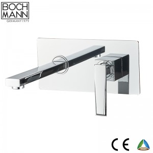 concealed wall mounted basin water faucet