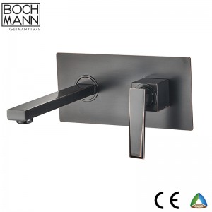 concealed wall mounted basin water faucet