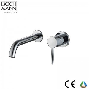 concealed wall mounted basin water faucet